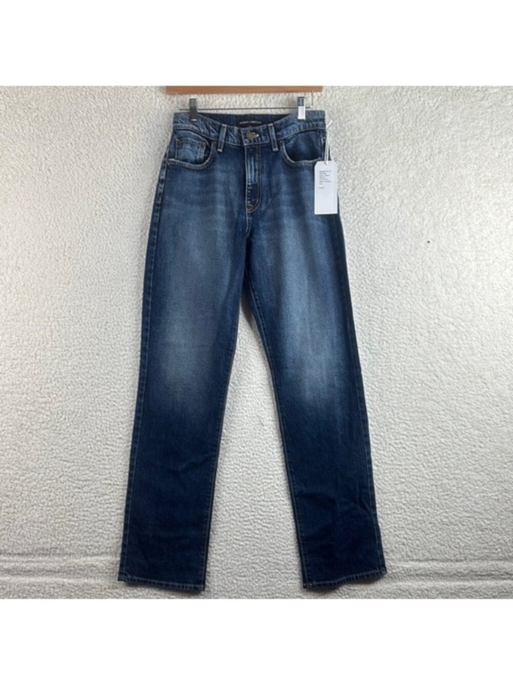 NWT Modern American Womens Willow Blue Denim Straight Leg Jeans Size 26 SAMPLE